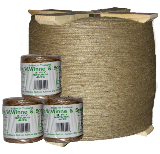 15 Feet 3/16 Natural Jute Rope 2 Ply Premium 100% Natural Jute Rope  Eco-friendly Biodegradable Bulk Wholesale Heavy Duty Twine 